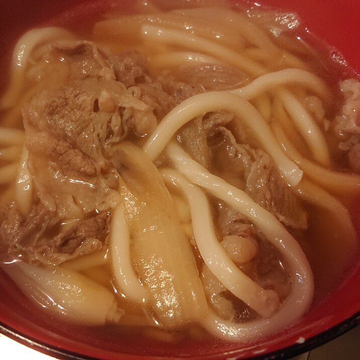 すき焼きうどん